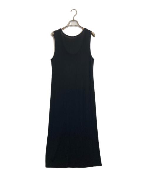 ISSEY MIYAKE（イッセイミヤケ）ISSEY MIYAKE (イッセイミヤケ) ノースリーブワンピース ブラック サイズ:Sの古着・服飾アイテム