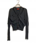 Vivienne Westwood RED LABELヴィヴィアンウエストウッドレッドレーベル）の古着「カーディガン」｜ブラック