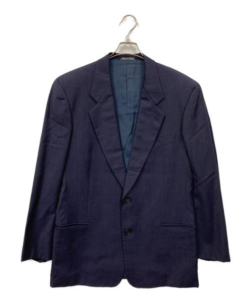 GIORGIO ARMANI（ジョルジオアルマーニ）GIORGIO ARMANI (ジョルジオアルマーニ) テーラードジャケット ネイビー サイズ:50の古着・服飾アイテム