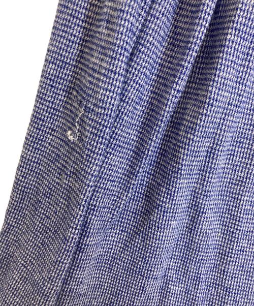 Y's（ワイズ）Y's (ワイズ) チェックスカート ブルー サイズ:Mの古着・服飾アイテム