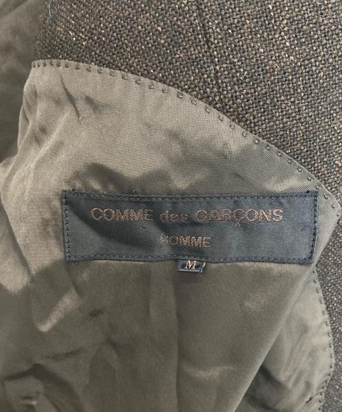 COMME des GARCONS HOMME（コムデギャルソン オム）COMME des GARCONS HOMME (コムデギャルソン オム) テーラードジャケット ブラウン サイズ:Mの古着・服飾アイテム