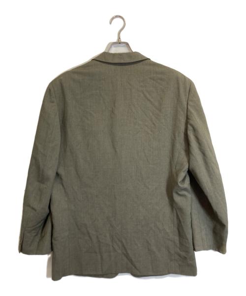 ISSEY MIYAKE（イッセイミヤケ）ISSEY MIYAKE (イッセイミヤケ) テーラードジャケット グリーン サイズ:Lの古着・服飾アイテム