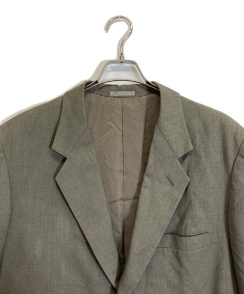 ISSEY MIYAKE（イッセイミヤケ）ISSEY MIYAKE (イッセイミヤケ) テーラードジャケット グリーン サイズ:Lの古着・服飾アイテム