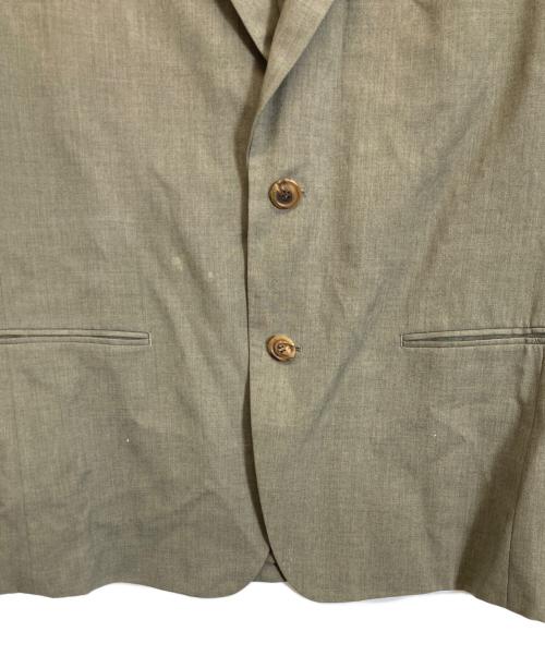 ISSEY MIYAKE（イッセイミヤケ）ISSEY MIYAKE (イッセイミヤケ) テーラードジャケット グリーン サイズ:Lの古着・服飾アイテム