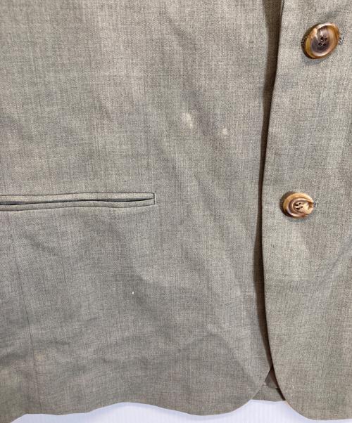 ISSEY MIYAKE（イッセイミヤケ）ISSEY MIYAKE (イッセイミヤケ) テーラードジャケット グリーン サイズ:Lの古着・服飾アイテム