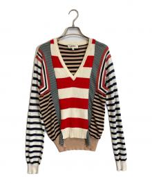 Jean Paul GAULTIER（ジャンポールゴルチェ）の古着「ドッキングニット」｜ホワイト