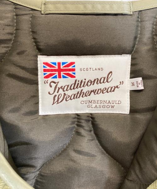 Traditional Weatherwear（トラディショナルウェザーウェア）Traditional Weatherwear (トラディショナルウェザーウェア) キルティングコート オリーブ サイズ:Sの古着・服飾アイテム