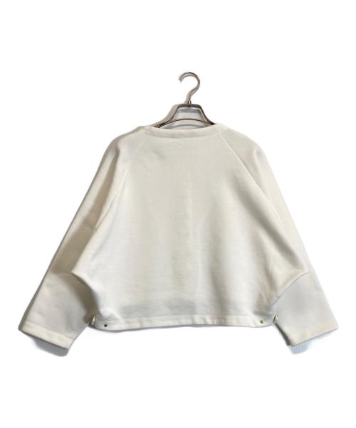 TOMORROW LAND（トゥモローランド）TOMORROW LAND (トゥモローランド) フレンチテリークルーネックジャケット ホワイト サイズ:36の古着・服飾アイテム