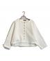 TOMORROW LAND（トゥモローランド）の古着「フレンチテリークルーネックジャケット」｜ホワイト