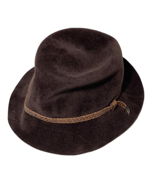 HELEN KAMINSKI（ヘレンカミンスキー）HELEN KAMINSKI (ヘレンカミンスキー) ウールハット ブラウン サイズ:ONE SIZEの古着・服飾アイテム