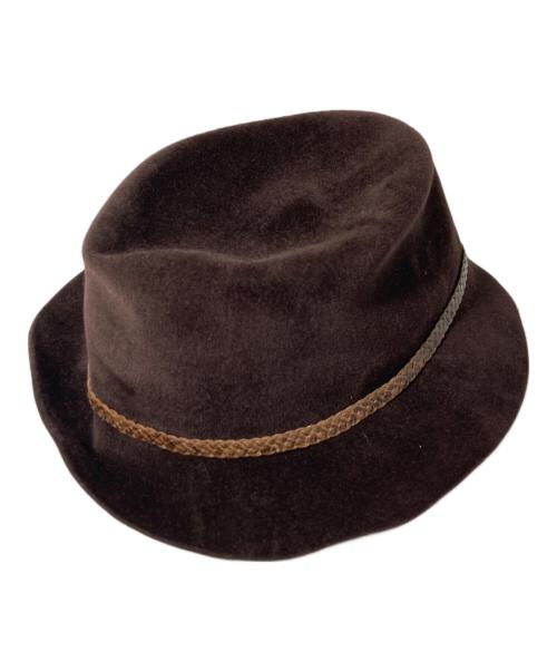 HELEN KAMINSKI（ヘレンカミンスキー）HELEN KAMINSKI (ヘレンカミンスキー) ウールハット ブラウン サイズ:ONE SIZEの古着・服飾アイテム