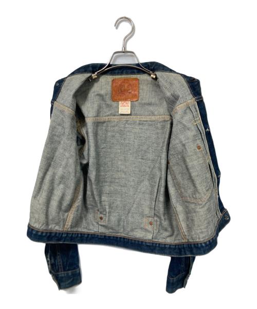 EVISU（エヴィス）EVISU (エヴィス) No. 2 1st 大戦モデルデニムジャケット インディゴ サイズ:34の古着・服飾アイテム