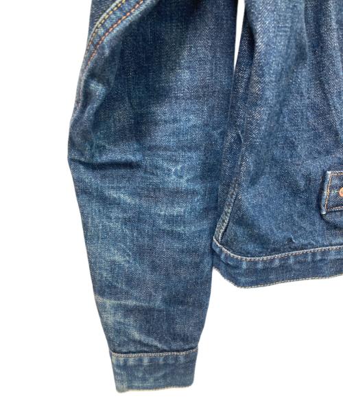 EVISU（エヴィス）EVISU (エヴィス) No. 2 1st 大戦モデルデニムジャケット インディゴ サイズ:34の古着・服飾アイテム
