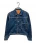 EVISU（エヴィス）の古着「No. 2 1st 大戦モデルデニムジャケット」｜インディゴ