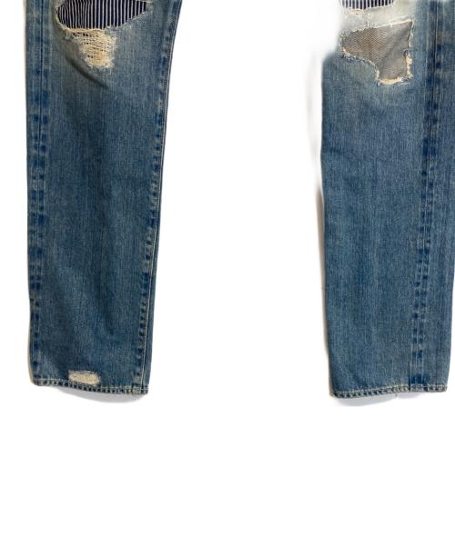 Hysteric Glamour（ヒステリックグラマー）Hysteric Glamour (ヒステリックグラマー) SP加工WRデニム パンツ インディゴ サイズ:30の古着・服飾アイテム