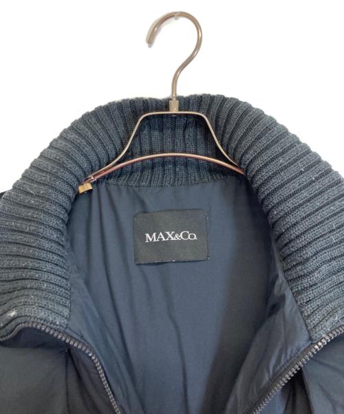 MAX&Co.（マックスアンドコー）MAX&Co. (マックスアンドコー) ダウンコート ネイビー サイズ:42の古着・服飾アイテム