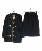 CHANEL BOUTIQUEシャネル ブティック）の古着「セットアップ」｜ネイビー
