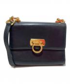 Salvatore Ferragamoサルヴァトーレ フェラガモ）の古着「ガンチーニミニショルダーバッグ」｜ブラック