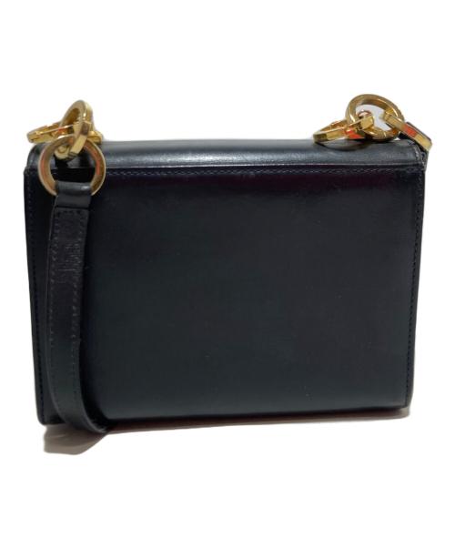 Salvatore Ferragamo（サルヴァトーレ フェラガモ）Salvatore Ferragamo (サルヴァトーレ フェラガモ) ガンチーニミニショルダーバッグ ブラックの古着・服飾アイテム