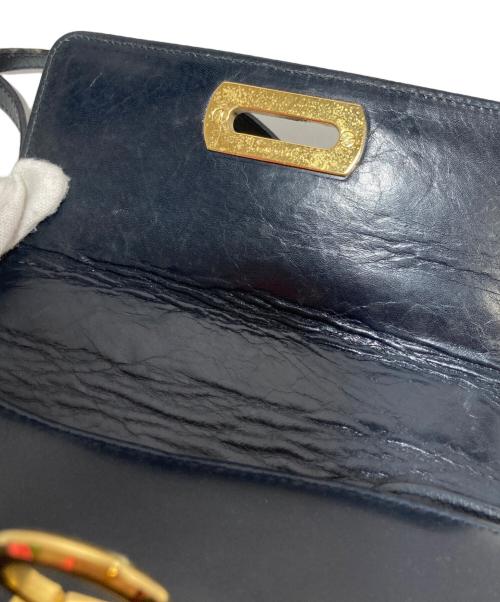 Salvatore Ferragamo（サルヴァトーレ フェラガモ）Salvatore Ferragamo (サルヴァトーレ フェラガモ) ガンチーニミニショルダーバッグ ブラックの古着・服飾アイテム