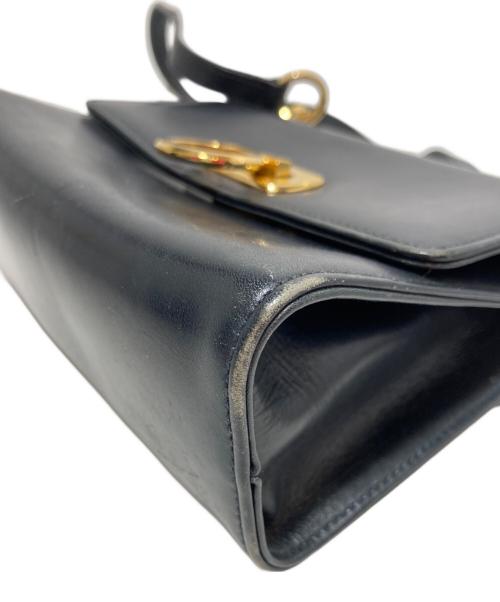 Salvatore Ferragamo（サルヴァトーレ フェラガモ）Salvatore Ferragamo (サルヴァトーレ フェラガモ) ガンチーニミニショルダーバッグ ブラックの古着・服飾アイテム