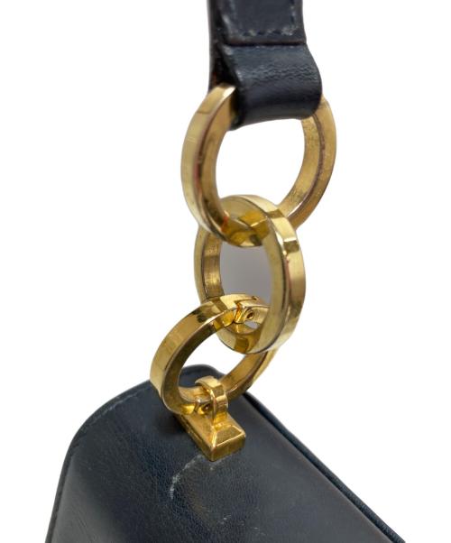 Salvatore Ferragamo（サルヴァトーレ フェラガモ）Salvatore Ferragamo (サルヴァトーレ フェラガモ) ガンチーニミニショルダーバッグ ブラックの古着・服飾アイテム