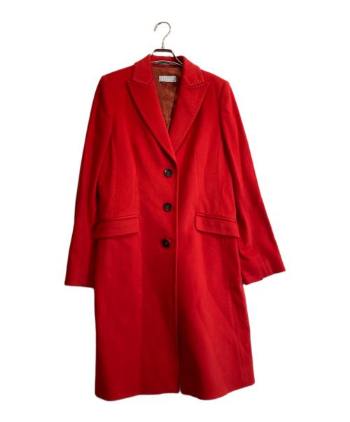 BARNEYS NEWYORK（バーニーズ・ニューヨーク）BARNEYS NEWYORK (バーニーズ・ニューヨーク) コート レッド サイズ:42の古着・服飾アイテム