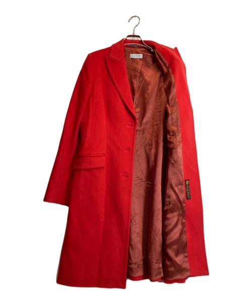 BARNEYS NEWYORK（バーニーズ・ニューヨーク）BARNEYS NEWYORK (バーニーズ・ニューヨーク) コート レッド サイズ:42の古着・服飾アイテム