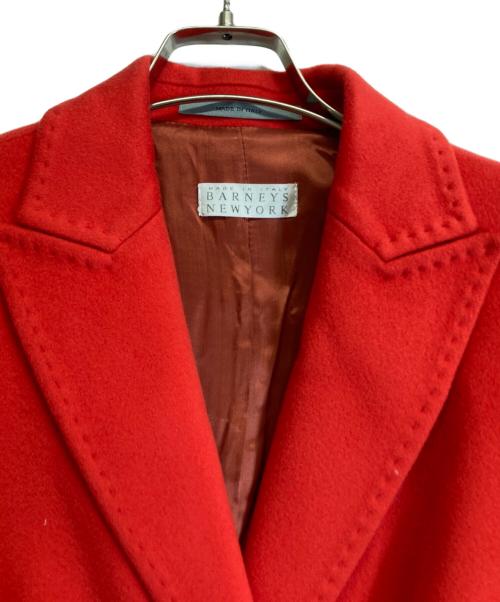 BARNEYS NEWYORK（バーニーズ・ニューヨーク）BARNEYS NEWYORK (バーニーズ・ニューヨーク) コート レッド サイズ:42の古着・服飾アイテム