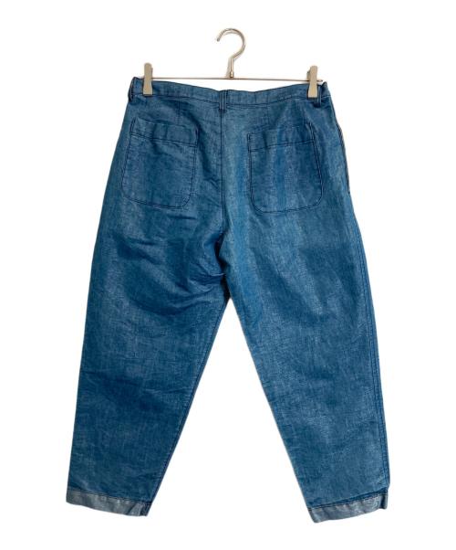 tricot COMME des GARCONS（トリココムデギャルソン）tricot COMME des GARCONS (トリココムデギャルソン) ラメコーティングデニムパンツ インディゴ サイズ:Mの古着・服飾アイテム