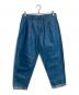 tricot COMME des GARCONS（トリココムデギャルソン）の古着「ラメコーティングデニムパンツ」｜インディゴ