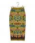 KENZO (ケンゾー) 総柄ニットスカート グリーン サイズ:記載なし：10000円