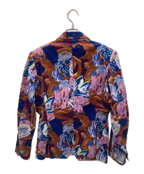 KENZO（ケンゾー）KENZO (ケンゾー) コーデュロイテーラードジャケット レッド サイズ:Mの古着・服飾アイテム