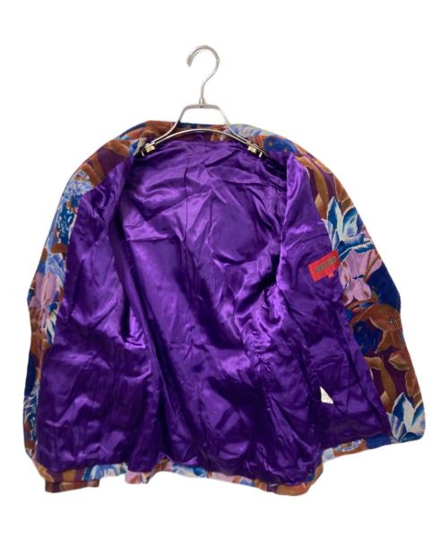 KENZO（ケンゾー）KENZO (ケンゾー) コーデュロイテーラードジャケット レッド サイズ:Mの古着・服飾アイテム