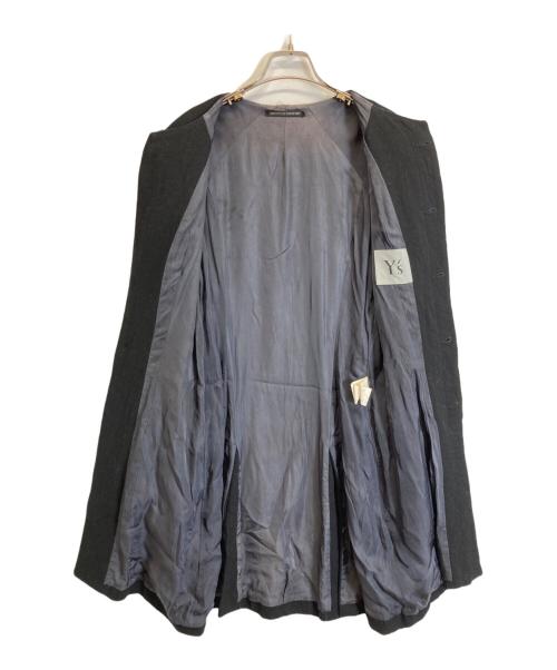 Y's（ワイズ）Y's (ワイズ) エルボーパッチコート ブラック サイズ:記載なしの古着・服飾アイテム