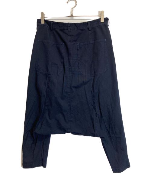 COMME des GARCONS（コムデギャルソン）COMME des GARCONS (コムデギャルソン) パッチワーク イージーサルエルパンツ ネイビー サイズ:XSの古着・服飾アイテム