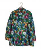 KENZOケンゾー）の古着「総柄シャツ」｜グリーン