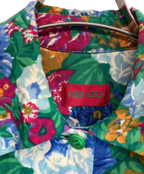 KENZO（ケンゾー）KENZO (ケンゾー) 総柄シャツ グリーン サイズ:Mの古着・服飾アイテム