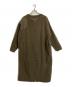 Y's（ワイズ）の古着「ノーカラーコート」｜グリーン
