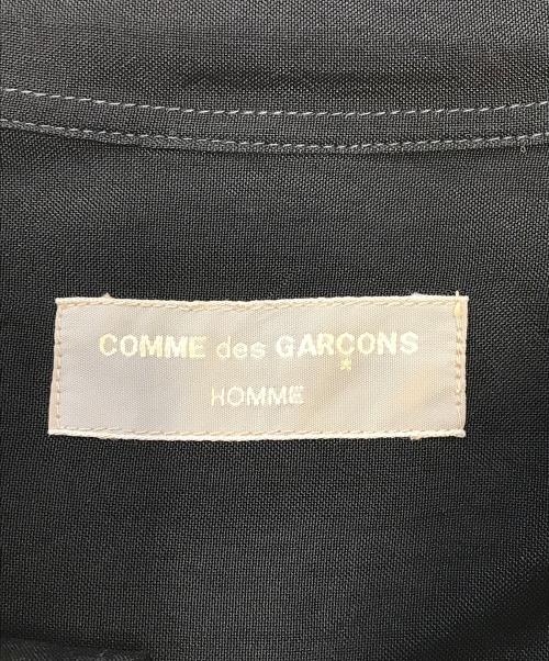 COMME des GARCONS HOMME（コムデギャルソン オム）COMME des GARCONS HOMME (コムデギャルソン オム) サテンシャツ ブラック サイズ:表記なしの古着・服飾アイテム