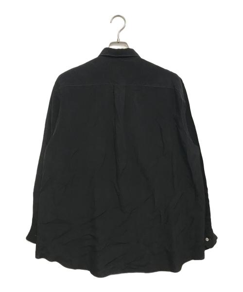 COMME des GARCONS HOMME（コムデギャルソン オム）COMME des GARCONS HOMME (コムデギャルソン オム) サテンシャツ ブラック サイズ:表記なしの古着・服飾アイテム