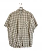 COMME des GARCONS HOMMEコムデギャルソン オム）の古着「半袖シャツ」｜ベージュ
