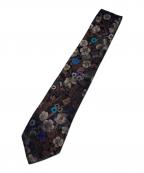 PAUL SMITHポールスミス）の古着「ジャガード柄ネクタイ」｜ブラウン