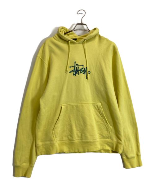 stussy（ステューシー）stussy (ステューシー) パーカー イエロー サイズ:Lの古着・服飾アイテム