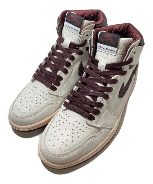 NIKE（ナイキ）NIKE (ナイキ) Air Jordan 1 High ホワイト×ブラウン サイズ:27の古着・服飾アイテム
