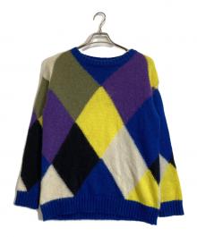 MSGM（エムエスジーエム）の古着「モヘア混ニット」｜ブルー