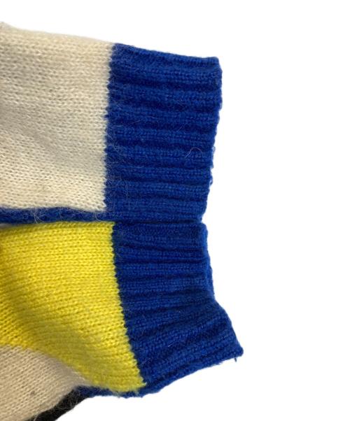 MSGM（エムエスジーエム）MSGM (エムエスジーエム) モヘア混ニット ブルー サイズ:Sの古着・服飾アイテム