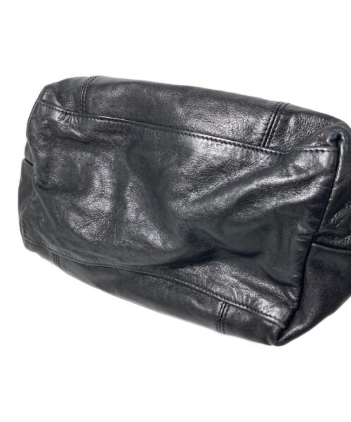 LONGCHAMP（ロンシャン）LONGCHAMP (ロンシャン) 2WAYレザーバッグ ブラックの古着・服飾アイテム