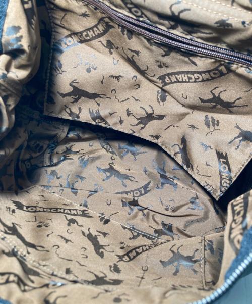 LONGCHAMP（ロンシャン）LONGCHAMP (ロンシャン) 2WAYレザーバッグ ブラックの古着・服飾アイテム