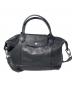 LONGCHAMP（ロンシャン）の古着「2WAYレザーバッグ」｜ブラック